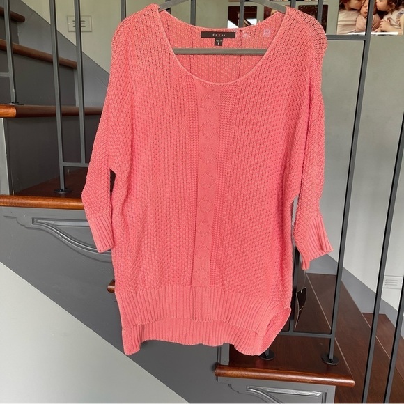 Fever coral sweater NWT oversized faded look size small - Picture 2 of 13